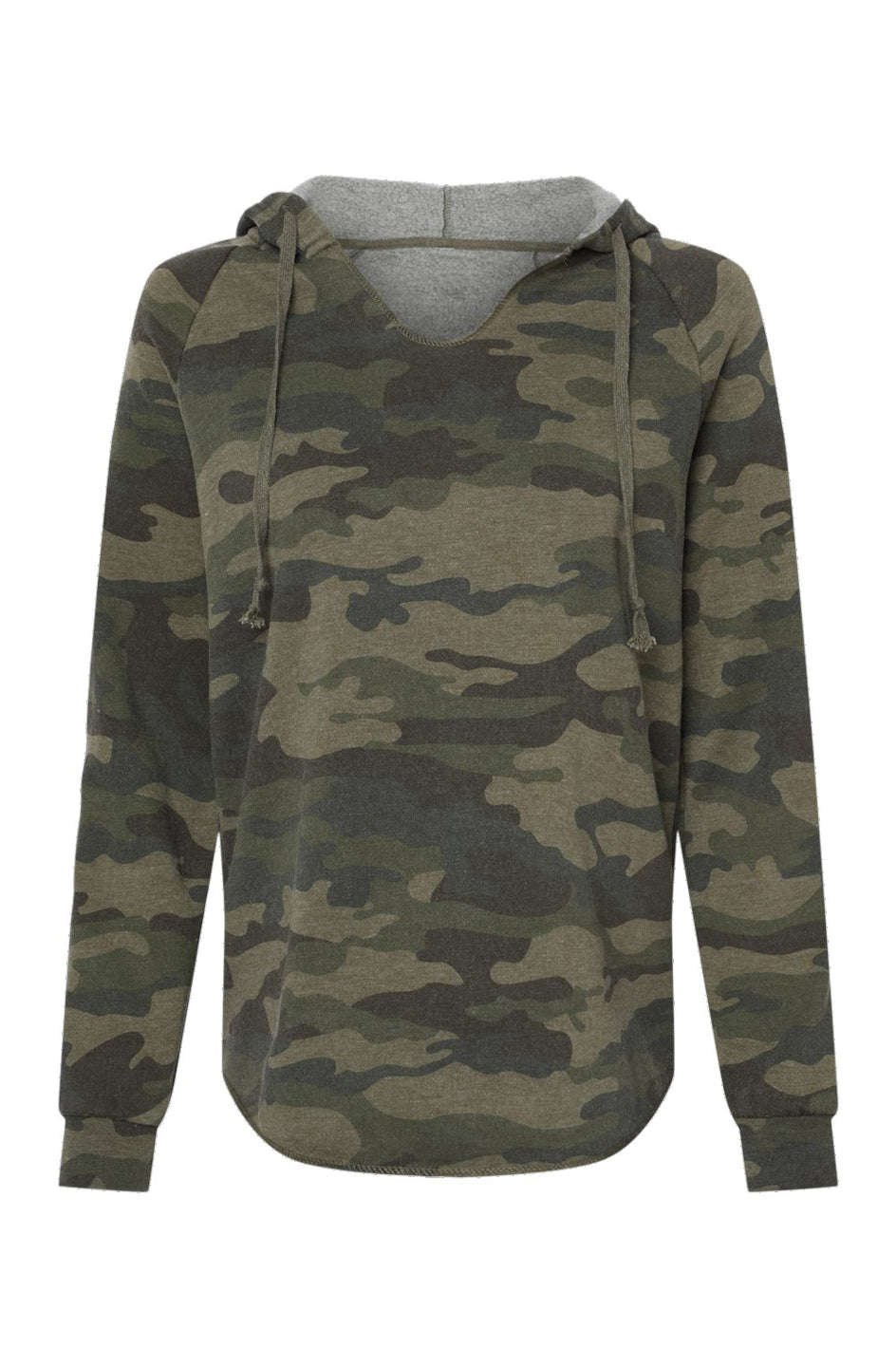 Chill Women's Lightweight Camo Hooded Sweatshirt